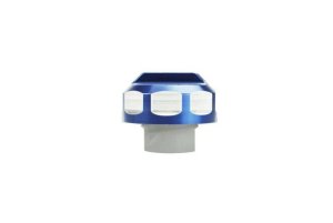 Ford F-350 Fuel Cap - Sinister Diesel - Billet Fuel Plug/Cap - Sinister Blue - `08-`20